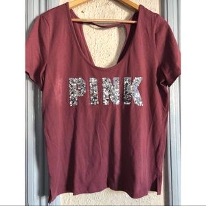 Pink shirt, size large. Like new.